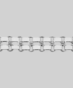 SS22 ANARCHY. Wide Chain Choker - Silver