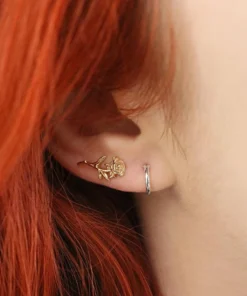 CLASSICS Earrings Small Silver Hoops - 8mm