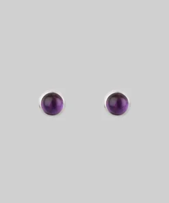CLASSICS MAGICK. Amethyst Earrings - 4mm