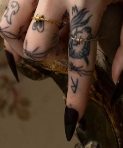 CLASSICS SURVIVAL. Symbolic Barbed Wire Ring - Gold Rings