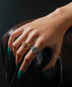 SS22 Rings The Supreme Heart Chain Ring - Silver