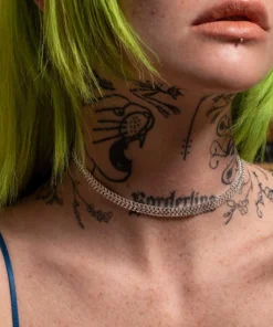 CLASSICS SOLACE. Wide Curb Chain Choker - Silver Necklaces & Chains