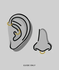 CLASSICS NEBULA. Opal Silver Clicker Ring - Septum