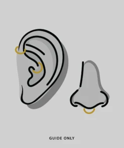 CLASSICS Earrings HEART & SOUL. Black Spinel Septum Clicker Ring - Silver 9 CLASSICS Earrings HEART & SOUL. Black Spinel Septum Clicker Ring - Silver