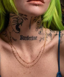 CLASSICS PURITY. Delicate Double Chain Necklace - Gold