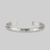 CLASSICS Bracelets NAOMI. Floral Cuff - Silver
