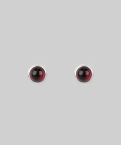 CLASSICS LUST. Garnet Earrings - 4mm