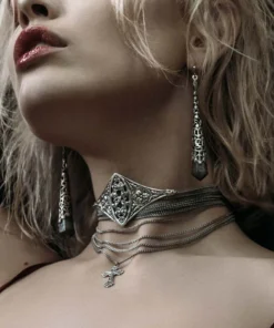 CLASSICS FAITH. Gemstone Drop Earrings - Silver