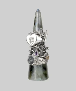 CLASSICS Homeware Amethyst Wand Ring Holder