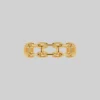 SS22 Rings RESOLUTE. Double Chunky Chain Ring - Gold