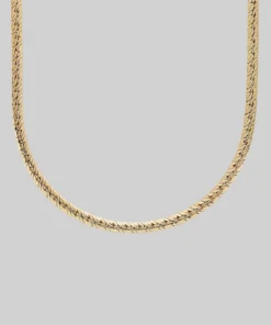 SS22 Necklaces & Chains HONEY. Simple Herringbone Layering Chain - Gold