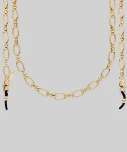 SS22 New In GETAWAY. Chunky Glasses Chain - Gold