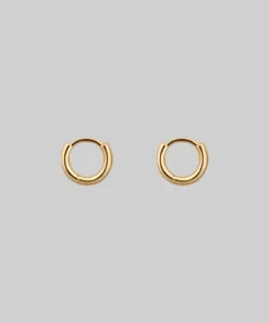 CLASSICS Simple Gold Clicker Hoop Earrings - 10mm