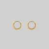 CLASSICS Simple Gold Clicker Hoop Earrings - 12mm