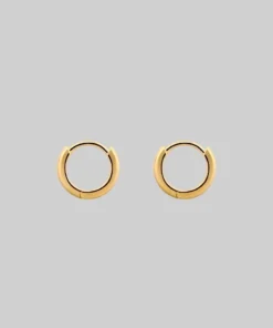 CLASSICS Simple Gold Clicker Hoop Earrings - 12mm