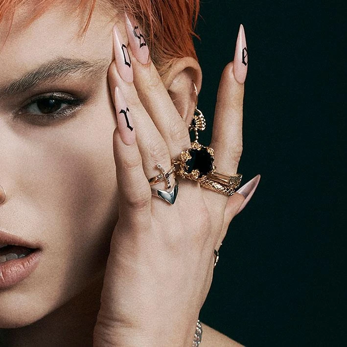 CLASSICS UTOPIA. Gold & Onyx Roses Ring Rings 6 CLASSICS UTOPIA. Gold & Onyx Roses Ring Rings