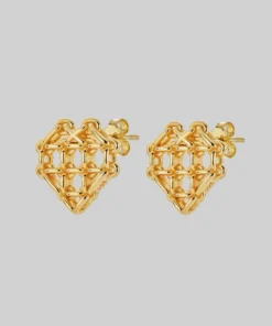 SS22 The Supreme Heart Chain Earrings - Gold 6 SS22 The Supreme Heart Chain Earrings - Gold