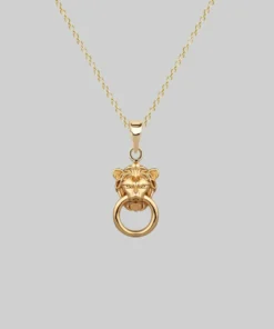 CLASSICS Necklaces & Chains MINI ANWAR. Lion Knocker Necklace - Gold
