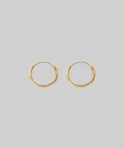 CLASSICS Small Gold Hoops - 12mm Earrings