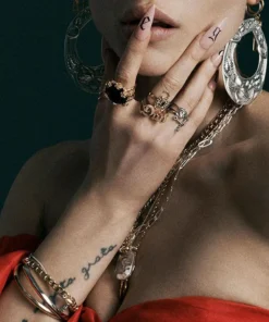 End Of Line Dad Word Ring - Gold