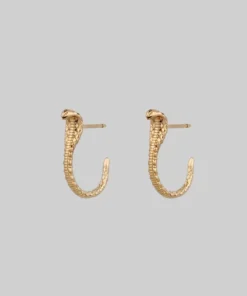 CLASSICS OPHIDIA. Mini Serpent Earrings - Gold