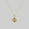 CLASSICS Necklaces & Chains OUROBOROS. Infinite Snake Gold Medallion Necklace