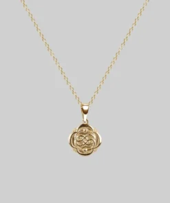 CLASSICS Necklaces & Chains OUROBOROS. Infinite Snake Gold Medallion Necklace
