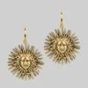 End Of Line SOL INVICTUS. Sun Goddess Earrings - Gold