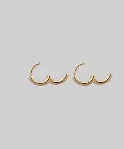 CLASSICS Simple Gold Clicker Hoop Earrings - 10mm