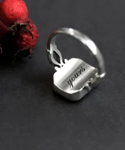 CLASSICS Rings HEART KEEPER. Anatomical Heart Under Glass Ring - Gold 6 CLASSICS Rings HEART KEEPER. Anatomical Heart Under Glass Ring - Gold