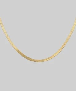 CLASSICS Necklaces & Chains The Herringbone Chain - Gold