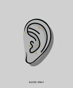 CLASSICS APRIL. Sunflower Heart Stud Earring - Gold Earrings