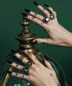 HALLOWEEN 2021 Rings TEMPLE OF CHAMBERS. Garnet CZ Cathedral Ring - Silver 8 HALLOWEEN 2021 Rings TEMPLE OF CHAMBERS. Garnet CZ Cathedral Ring - Silver