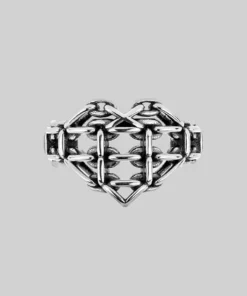 SS22 Rings The Supreme Heart Chain Ring - Silver