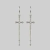 CLASSICS MERCY. Sword Hoop Earrings - Silver