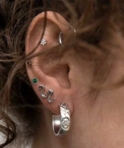 CLASSICS ENVY. Malachite Earrings - 4mm