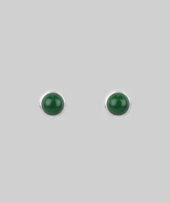 CLASSICS ENVY. Malachite Earrings - 4mm