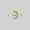 CLASSICS Rings INDU. Moon & Star Gold Ring