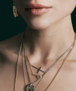 CLASSICS AMOR. Rose Stem Necklace - Silver