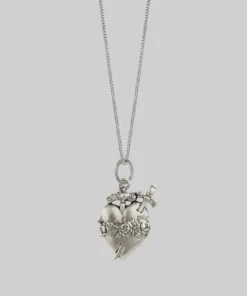 CLASSICS INFERNO. Sacred Heart Necklace - Silver