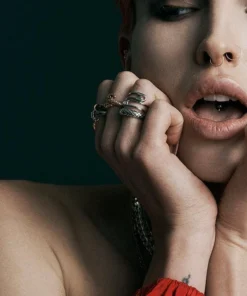 CLASSICS Rings SOLENE. Safety Pin Wrap Ring - Gold