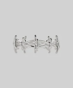 SS22 BEYOND. Barbed Wire Ring - Silver