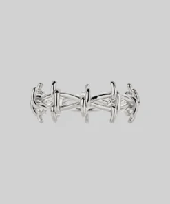 SS22 BEYOND. Barbed Wire Ring - Silver