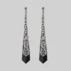 CLASSICS FAITH. Gemstone Drop Earrings - Silver