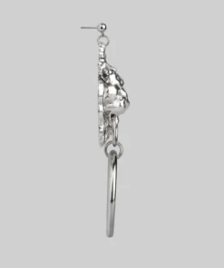 CLASSICS ANWAR. Lion Knocker Earrings - Silver