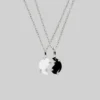SS22 Necklaces & Chains Yin & Yang Gemstone Necklaces - Silver