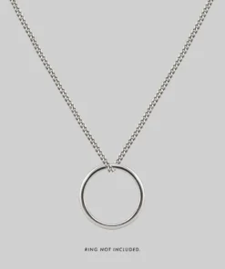 End Of Line Unisex Curb Chain - Silver Necklaces & Chains