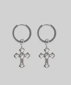 CLASSICS EVA. Cut Out Cross Earrings