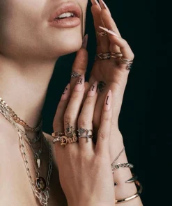 CLASSICS NARCISSA. Web Ring - Silver Rings