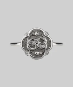 CLASSICS OUROBOROS. Infinite Snake Silver Ring Rings